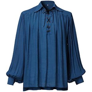 Middeleeuwse Piraat Oversized Shirt voor Festival en Casual Draag