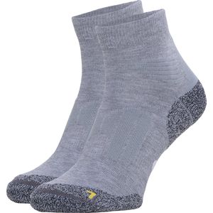 NOMAD - Coolmax Wandelsok - Grijs - 2-Pack - Medium Demping - Anatomische Pasvorm