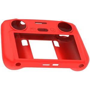 Voor DJI Mini 4 Pro / Air 3 afstandsbediening / DJI RC 2 met scherm PULUZ siliconen beschermhoes(rood)