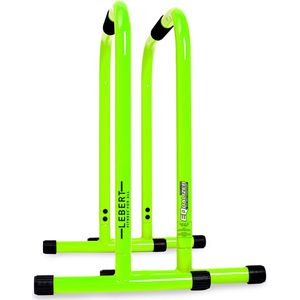 Lebert Equalizer Dip Bars Groen - Dip Station - Pull Up Bar - Push Up Bars - Calisthenics - Krachttraining voor het gehele lichaam