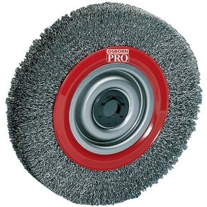 Staalborstels - Meerrijige Wielborstel - Gekrompen Draad - Industrieel - Tüv Süd Gecertificeerd