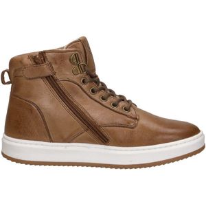 Sub55 - Veterschoenen Hoog - Cognac - Casual schoenen