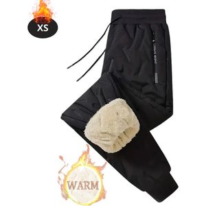 Livano Warme Broek Heren - Thermo - Fleece - Winterbroek - Joggingbroek - Sweatpants - Zwart - XXS
