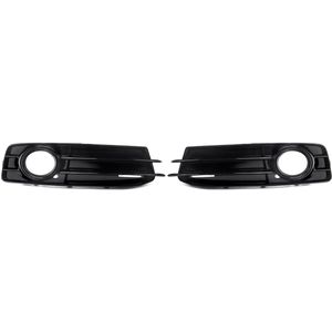 Voorbumper - Voor Audi A3 8P S-Line 2009-2012 - Auto accessoires - Mistlichtgrille - Honingraat grille - Gloss Zwart