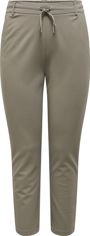 ONLY Carmakoma Broek 'CARGOLDTRASH'  olijfgroen