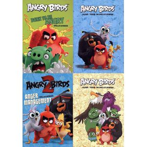 Angry Birds Spelletjesboek Pakket (4 verschillende boekjes) | Speelgoed voor kinderen jongens meisjes | Stripboek, Speelboek, Spelen, Kinderboek, Vakantieboek, Kleuren, Spelboek - Schoencadeautjes Sinterklaas - Sinterklaas voor grote kinderen