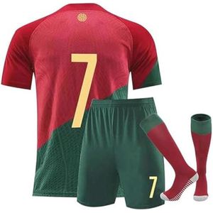Voetbalshirt Jongens Set - Jeugd Jersey #7 met Sokken