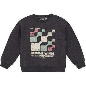 DAILY7 - Oversized Sweater - Donkergrijs - Hoodie