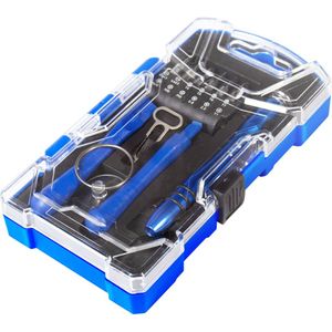 LogiLink schroevendraaier met 12-delige bit set en toebehoren