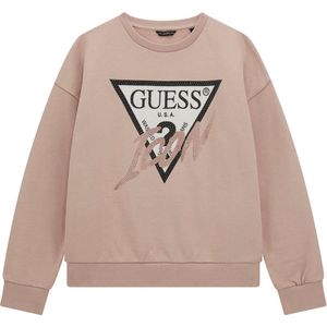 Guess Girls Logo Sweater Mauve - Maat 152