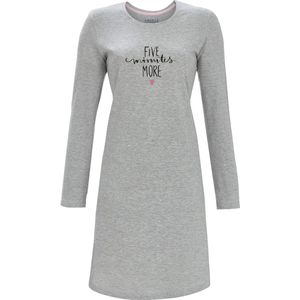 Grijze melange nachthemd Ringella - Grijs - Maat - 36