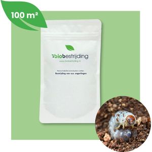 Aaltjes tegen engerlingen - voor 100m² grond - natuurlijk engerlingen bestrijden - Heterorhabditis bacteriophora - Meikever – Coloradokever – Taxuskever - Junikever - Rozenkever – Johanneskever - Bladsprietkevers - Sallandkever - 100% natuurlijk