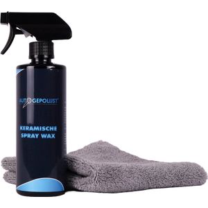 Auto Gepolijst Keramische Spray Wax + Microvezeldoek - Ceramic Coating Auto - Auto Wax - Ceramic Seal