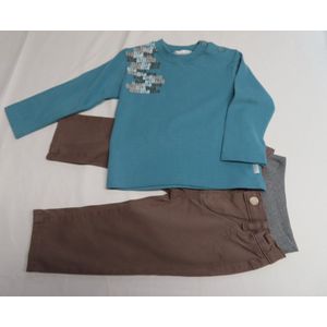 Ensemble - Jongens - Blauw / bruin - 18 maand 86