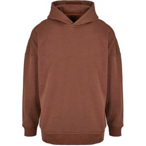Build Your Brand Oversized Cut On Sweatshirt Met Capuchon Rood S Man
