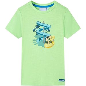 vidaXL - Kindershirt - 92 - neongroen
