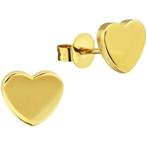 Aramat Jewels Oorbellen - Stalen Hartjes Oorbellen - Dames & Kinderen - Roestvrij staal - Vrouwen - Kinderen - 2