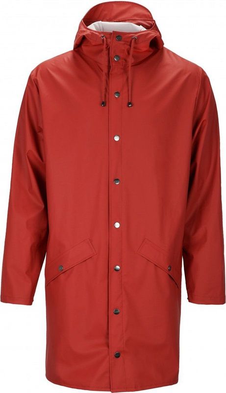 Rains - Long Jacket 1202 - Regenjas - Scarlet - Unisex