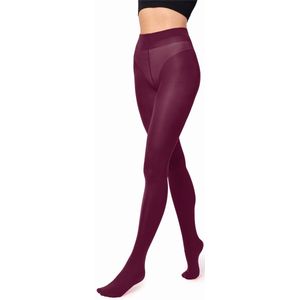 Merry Style Dames Panty - 70 DEN - Medium gloss - Polyamide - SS-Caldo-70 - Bordeaux - L