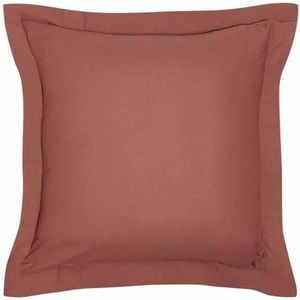 Kussensloop vandaag essentieel - 63 x 63+5 cm - 100% Una katoen - Terracotta