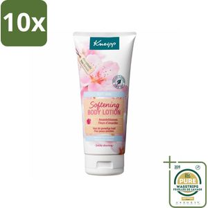 10 x Kneipp - Body lotion - Soft Skin - Amandelbloesem - 200 ml - Grootverpakking - Gevoelige Huid - Bodylotion - Amandelolie - Hydraterende Lotion - Zachte Huid