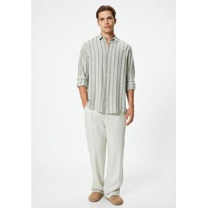 Overhemdkraag Lange mouw Langarmshirt