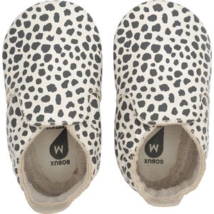 Bobux - Baby slofjes - Soft Soles - White with blossom hearts print - New born