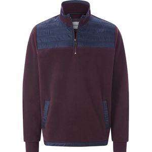 Fleecesweatshirt ISMAEL - Donkerrood - Sweatshirt