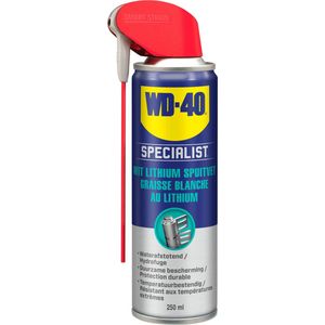 WD-40 Specialist® Wit Lithium Spuitvet - 250ml - Smeervet - Smeermiddel - Werkt uitstekend bij metaal-op-metaal mechanismen