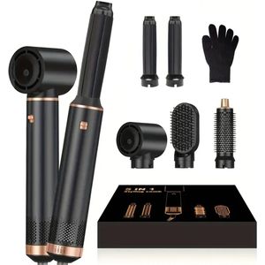 24Supply Airstyler - 5 in 1 Multistyler - Airwrap - Hairwrap - Fohnborstel - Krultang - Airstyler
