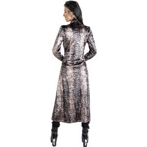 Rock Rebel by EMP Zwart/bruine jas met all-over dierenprint - Dames - S