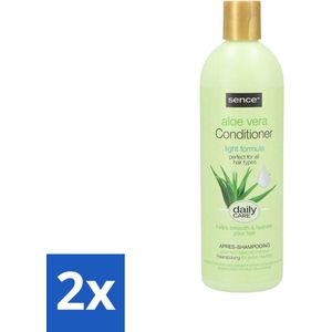 Sence - Aloë Vera - Conditioner - Hydraterend - 400 ml - Voordeelverpakking - 2 stuks