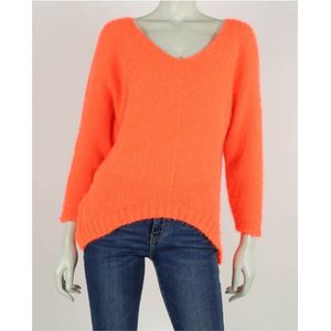 Trui Sofia - Fel Oranje - One Size (Maat 38 tot 40)