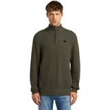 G-STAR Honey Comb Structuur Skipper Knit, grijs (Asfalt D27107-d631-995), XS