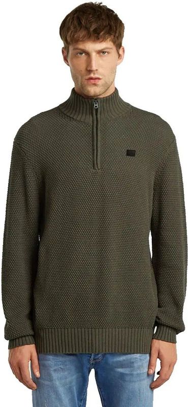 G-STAR Honey Comb Structuur Skipper Knit, grijs (Asfalt D27107-d631-995), XS