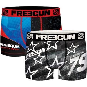 Freegun jongens boxershorts microvezel | MAAT 128/140 | 2-pack | Freegun