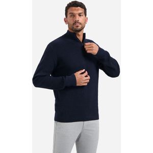 No Excess - Coltrui - Donkerblauw - Lange Mouw - Geribbelde Kraag