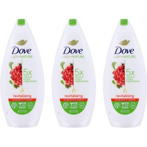 Dove Douchegel  Revitalising 225 ml - Voordeelverpakking 3 stuks