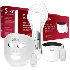 Silk’n Skincare LED Gezichtsmasker Geschenkset - LED mask - Promo pack 3 stuks: nek, handen en gezicht maskers