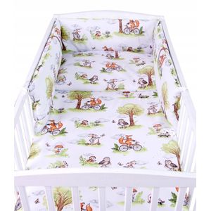 BabyLux Kinderbedikant dekbedovertrek 4-delig 100x135 cm Katoen