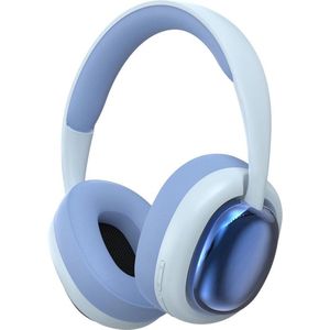 Bluetooth-hoofdtelefoon 5.3 met bas en stereogeluid - Lange batterijduur - Blauw