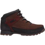 Timberland - Euro Sprint - Leren Enkellaarsjes - Zwart - Casual Sportief