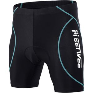MEETYOO Fietsbroek Heren - Mtb Broek - Mountainbike - Fietskleding Short - Sportbroek Korte Fietsbroek Met Zeem 4D-B-Blauw-M