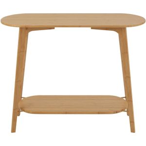 J-Line console Square - bamboe - naturel