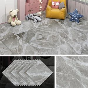 16-pack grijs vinyl vloertegel Peel en Stick - badkamer en keuken vloeren - waterdicht laminaat - kelder en slaapkamer - 30x30cm