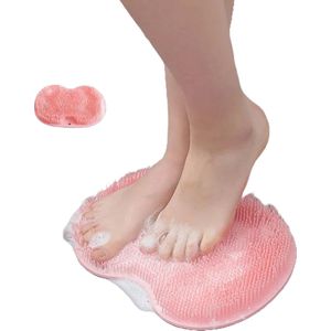 Antislip Voet & Rug Schrobber | Voet Massage | Zuignappen | Douchemat | Douche Deurmat | Silliconen | Badkamer | Badborstel | Multifunctioneel | Voetmassagepad | Scrub