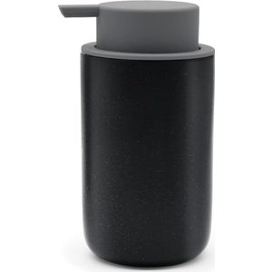 Zeepdispenser - navulbaar - geschikt voor keuken en badkamer - 400 ml - zwart - keramiek