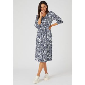 Damart - Jurk tricot warm - Dames - Blauw - XS