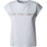 Pepe Jeans - Aurore - T-shirt - Wit - Korte Mouwen