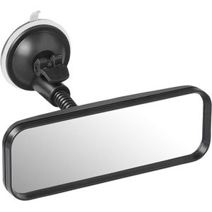 ProPlus Universele Achteruitkijkspiegel Binnenspiegel - 16.4 x 5.5 cm - Autospiegel - Interieurspiegel - Wijdehoekspiegel - Flexarm 4 cm - met Zuignap